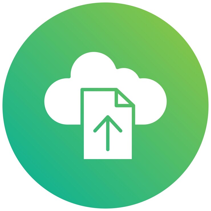 Vector file upload vector icon design illustration