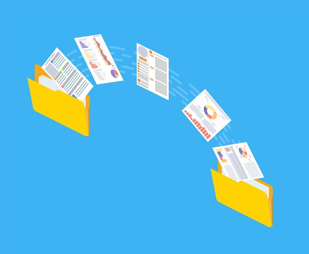 Files transfer documents management