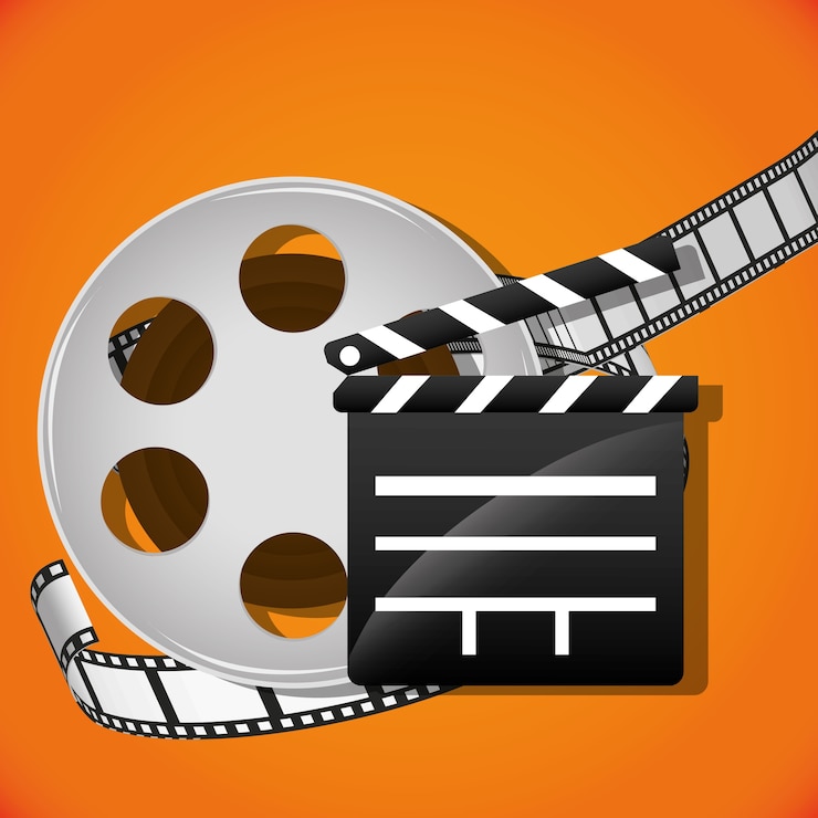 वेक्टर film and cinema icons