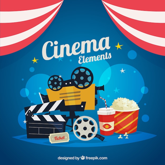 Film elements with popcorn