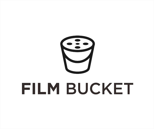 Film emmer logo ontwerp vectorillustratie