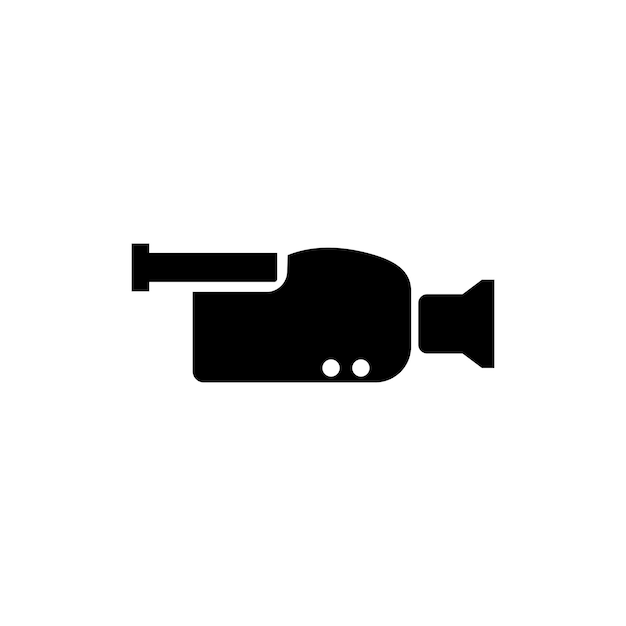 Film en camera pictogram logo vector ontwerp illustratie