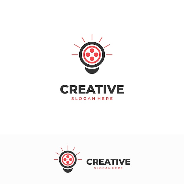 Film idea logo design creative concept