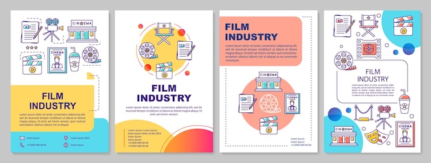 Layout del modello dell'industria cinematografica