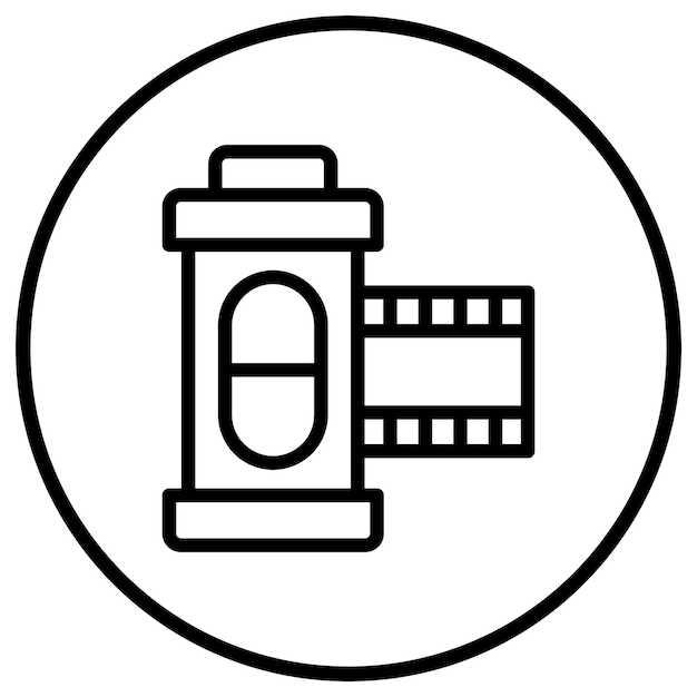 Film kodak Vector Icon Design Illustratie