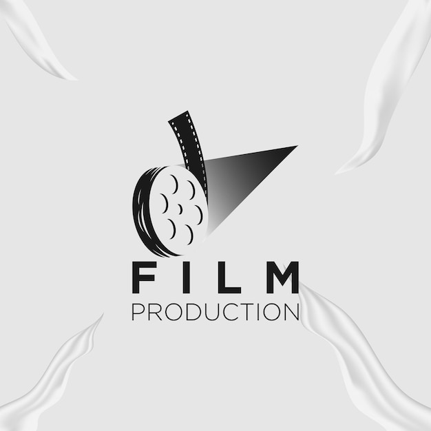 Логотип кинопроизводства фильм видео кинематография логотип