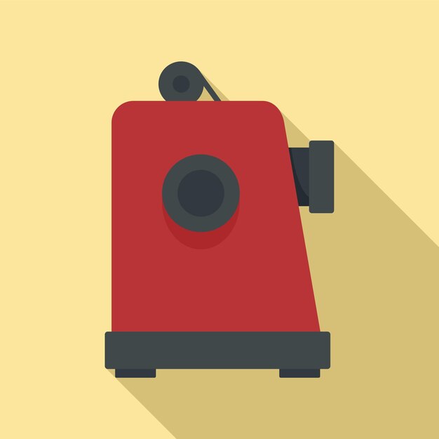 Film projector icon flat illustration of film projector vector icon for web design