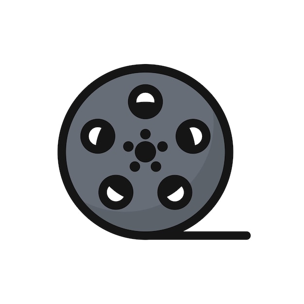 Film reel icon Film strip vector icon EPS 10