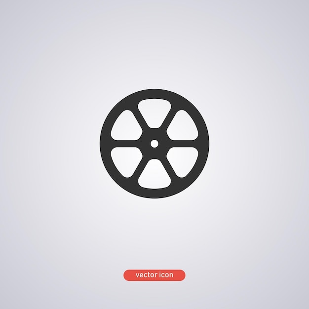 film_reel_icon vector illustration