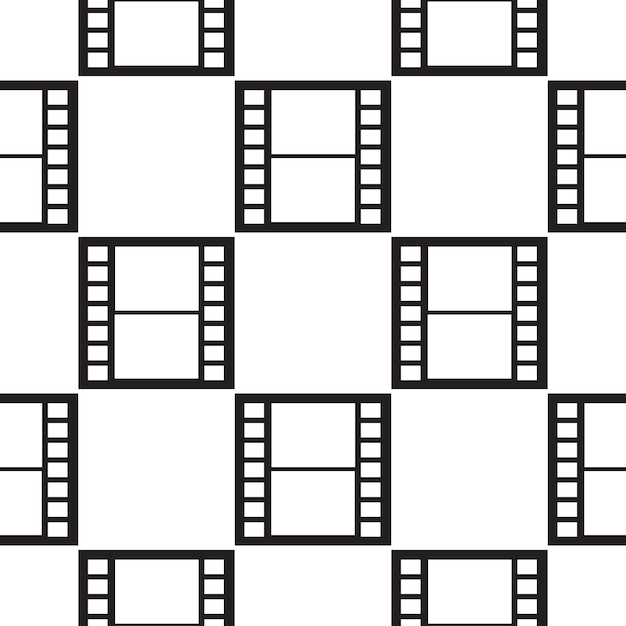 フィルムストリップのアイコンの図