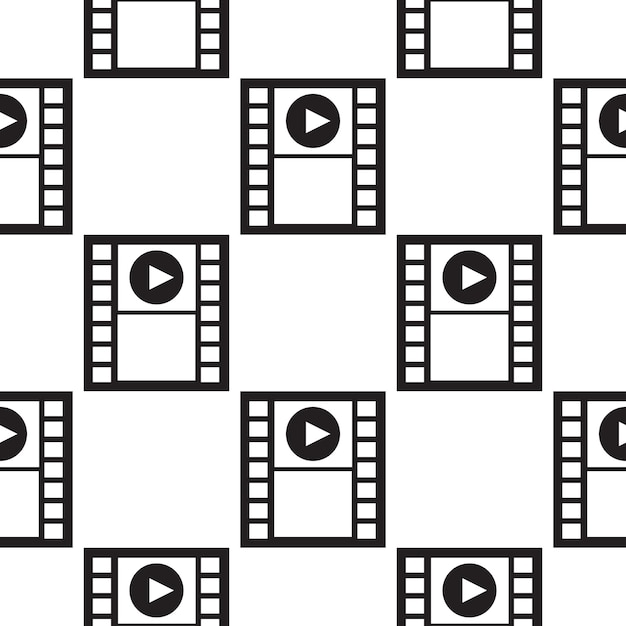 フィルムストリップのアイコンの図
