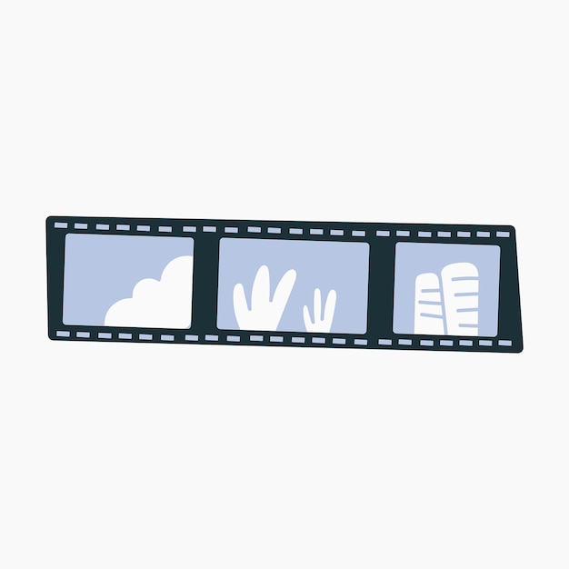 Film strip illustration