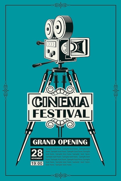 Filmcamera poster