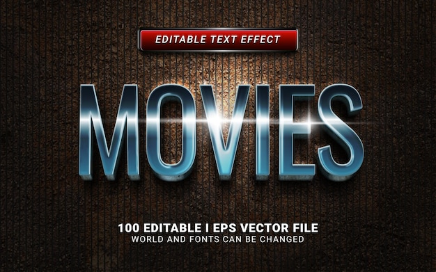 Vector films teksteffect