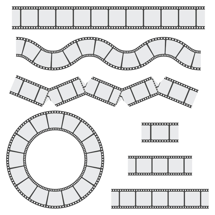 Vector filmstrip great design for any purposes photo frame vector illustration
