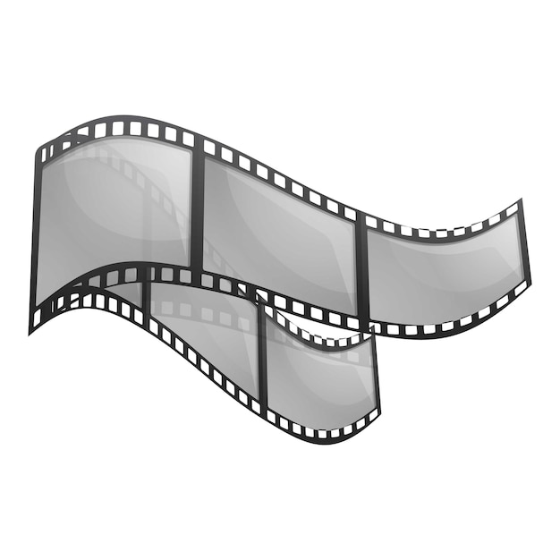 Filmstrip icoon cartoon van filmstrip vector icoon voor webontwerp geïsoleerd op witte achtergrond