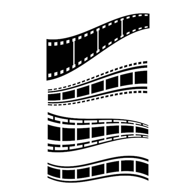 Filmstrip logo afbeeldingen afbeelding ontwerp
