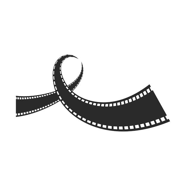 filmstrip logo icon illustration flat design