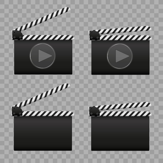 Filmstrip, vectorillustratie. set