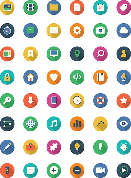 Vector filo icons - full set