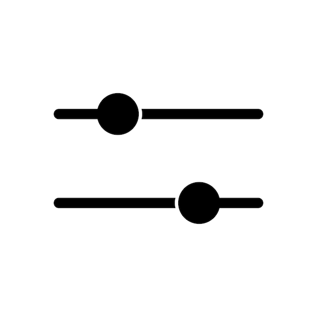 filter icoon vector teken op doorzichtige achtergrond