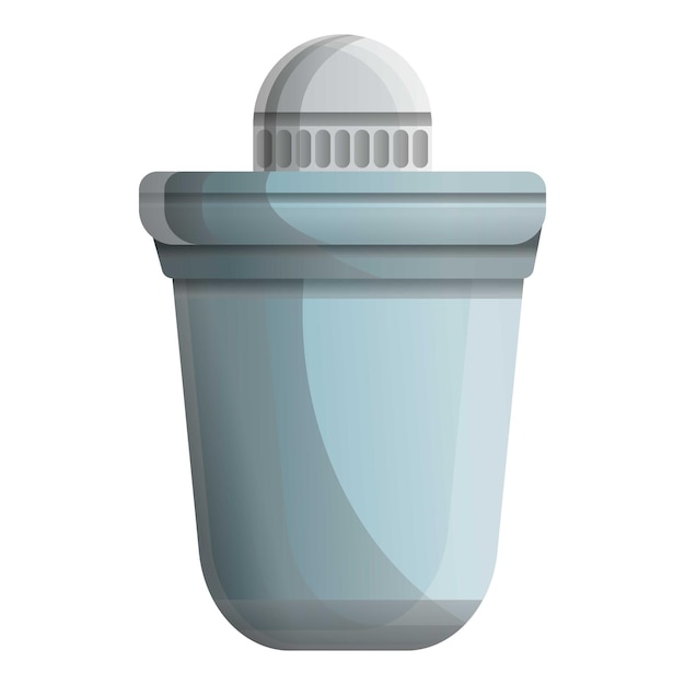 filter water cartridge icon cartoon of filter water cartridge vector icon for web design isolated on white background