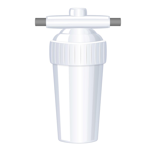 Filter water cartridge pictogram Cartoon van Filter water cartridge vector pictogram voor webdesign geïsoleerd op een witte achtergrond