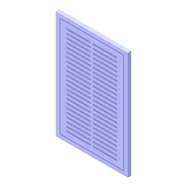 Filterventilatie pictogram Isometrisch van filterventilatie vector pictogram voor webdesign geïsoleerd op een witte achtergrond