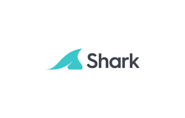 Шаблоны дизайна логотипа плавниковой акулы