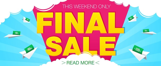 Final sale banner