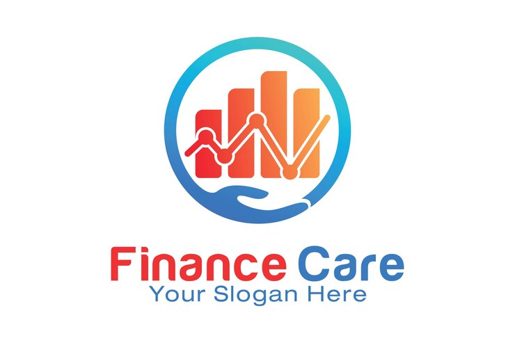Шаблон дизайна логотипа Finance Care