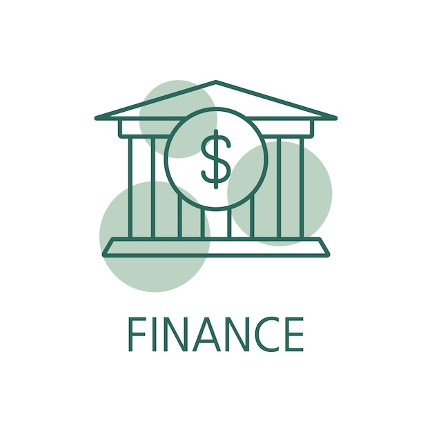 Finance color icon logo style