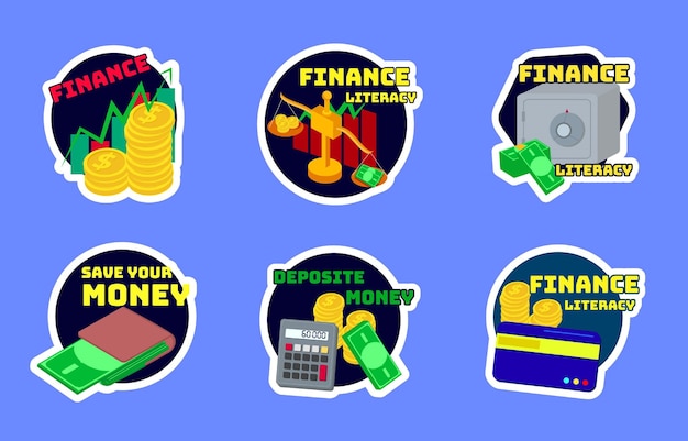 Finance Deposit Money Sticker