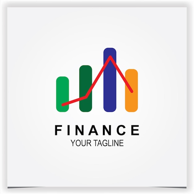 Finance graphic logo premium elegant template vector eps 10