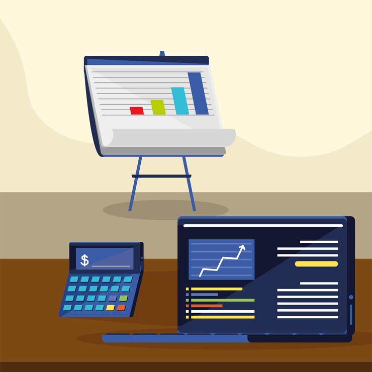 Vector finance graphs analysis
