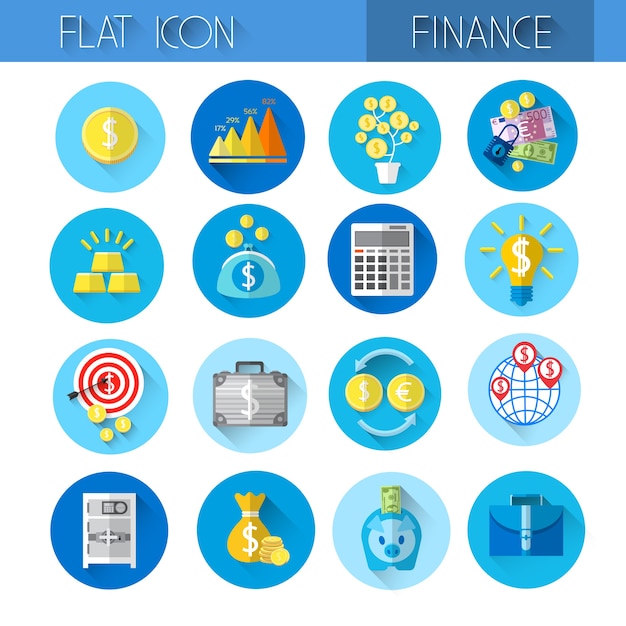 Finance icons