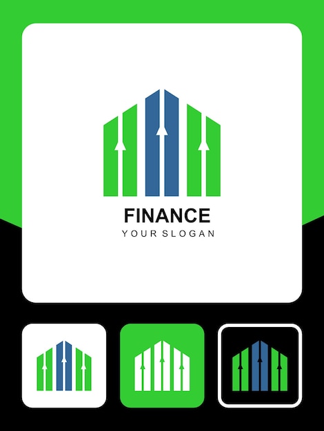 Finance logo design and icons