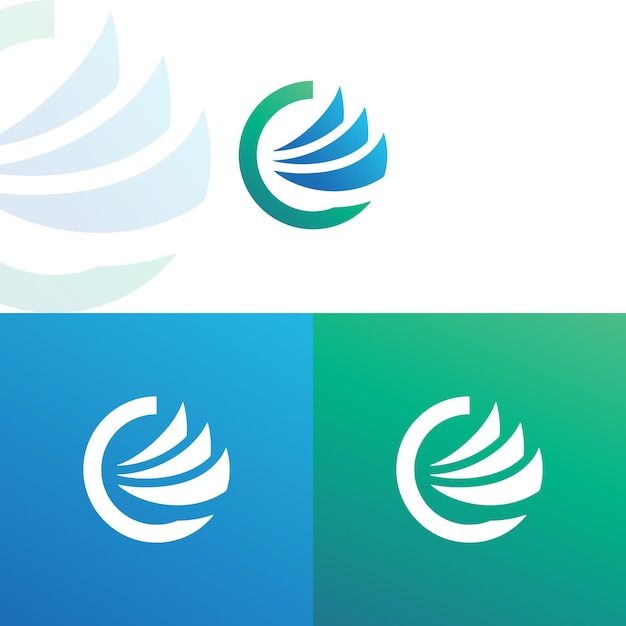 Vector finance logo for your business with abstract logo concept