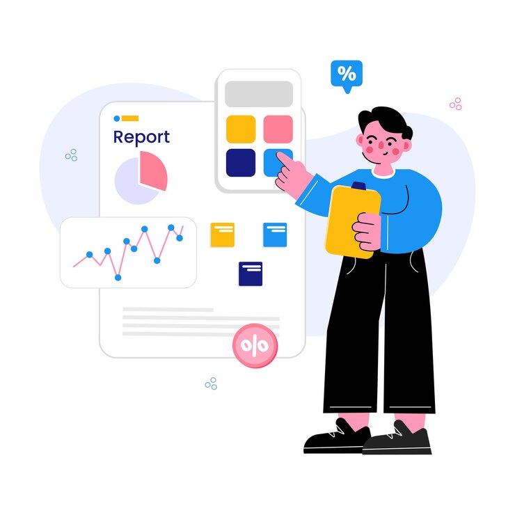 Finance Management Illustration concept