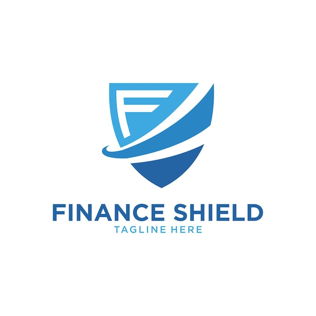 Vector finance shield logo