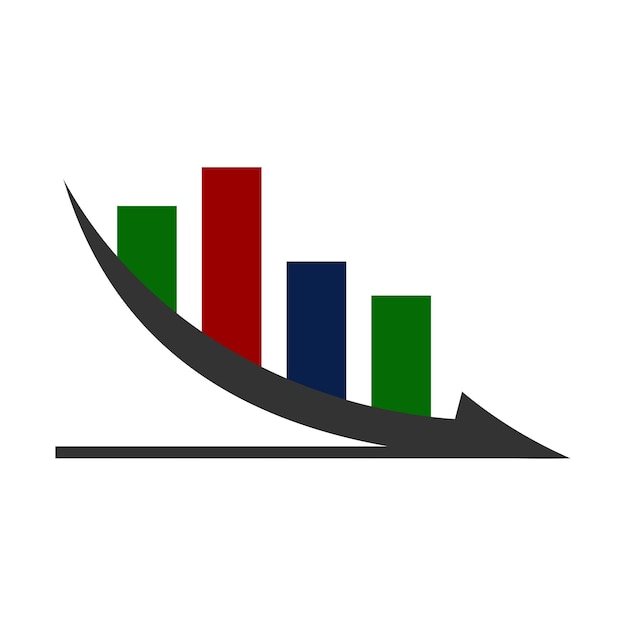 Finanza zero emissioni logo icona illustrazione brand identity