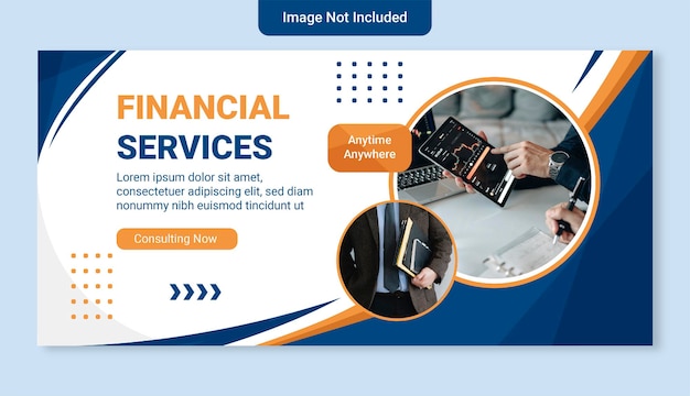 Financial Consulting Service Banner Vector Design 1