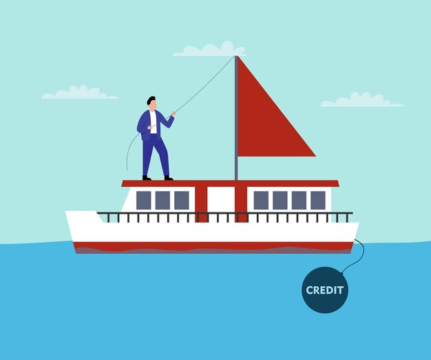 Financial dependence on credit the ship is sinking