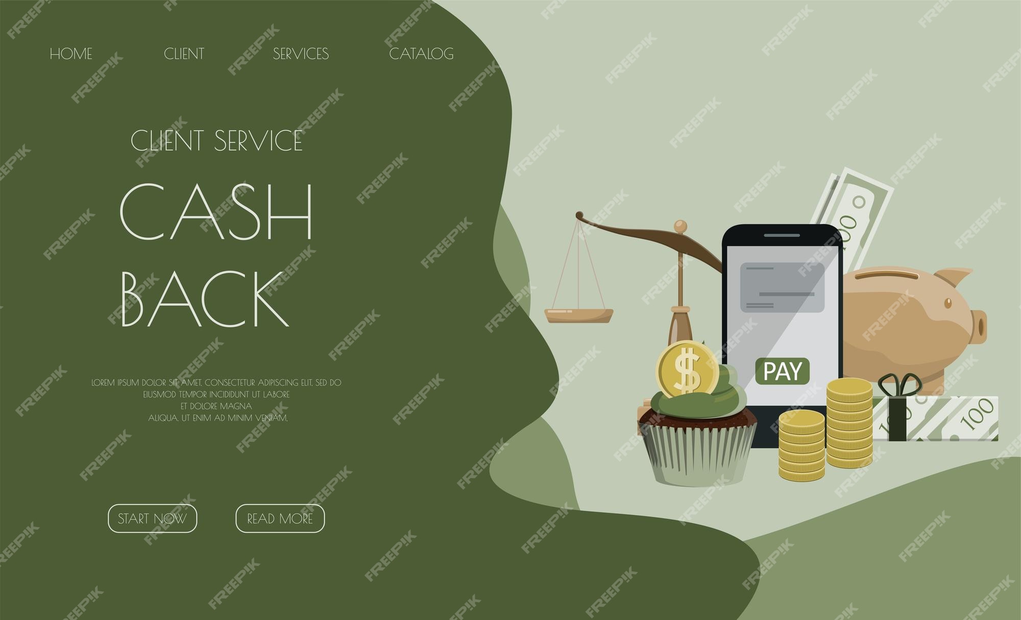 Premium Vector | Financial investment banner vector flat background for the  website app banking operations cashback i...