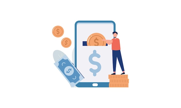 Financial Investment Vector Illustration