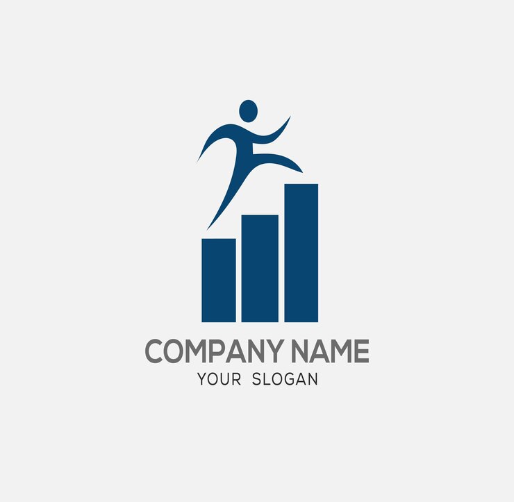 Financial logo creative market growth business arrow logo design concept