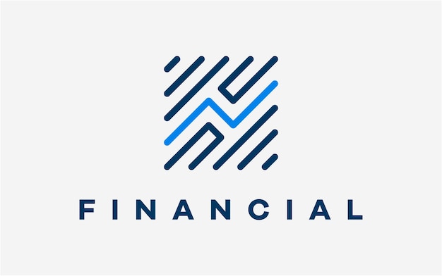 FINANCIAL LOGO MODERN SIMPLE ABSTRACT BUY MONEY