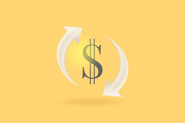 Financial recovery icon simple unique and premium icon for financial business