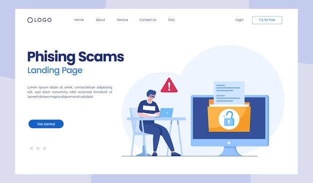 Vector financial scams data protection metaphors set database cyber security control protection of computer services and electronic information vector isolated concept metaphor illustrations banner