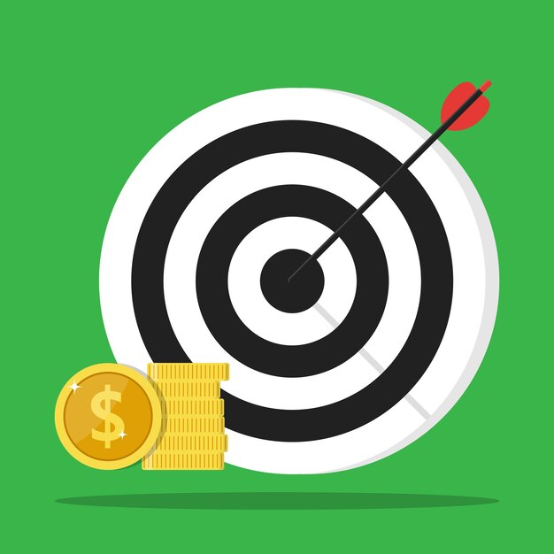 Financial target goal earnings aim